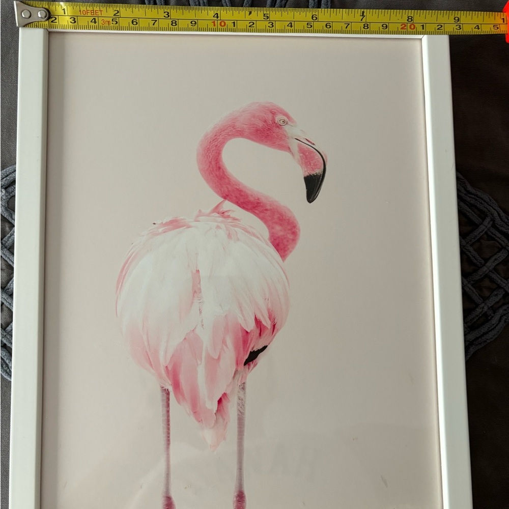 Pottery barn teen flamingo picture frame
